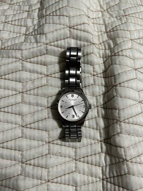 Victorinox womens Stainless Steel Silver Dial Watch needs a battery